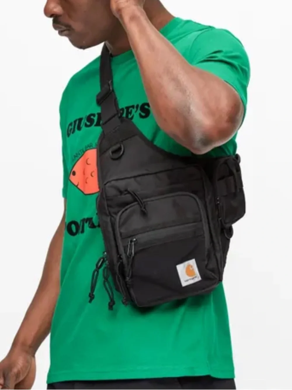 Carhartt WIP Delta Sling Bag Black Crossbody Gorpcore Utility